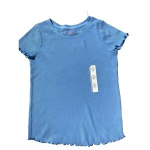 Cat & Jack Blue Short Sleeve T-Shirt, Size XL (14-16). K55 *